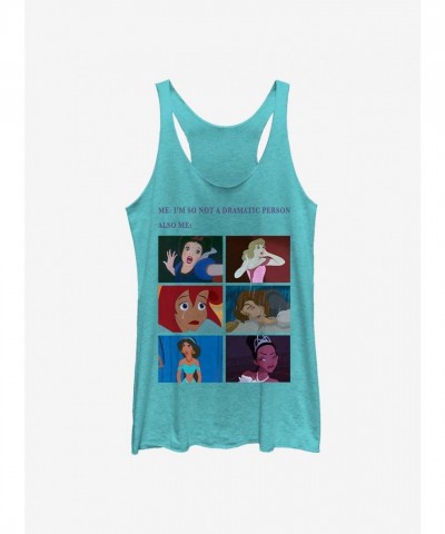 Disney Junior Girls Blue Princess Drama Tank Top