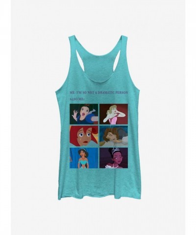 Disney Junior Girls Blue Princess Drama Tank Top