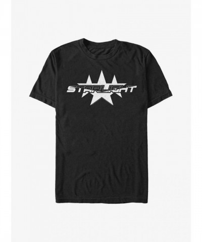 Boys' The Boys Starlight Cotton Logo Tee - Black