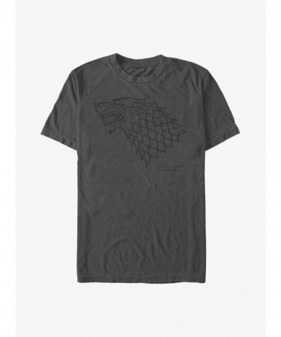 Game Of Thrones Stark House Lightweight T-Shirt - Men's Black