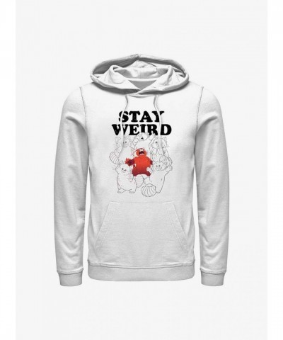 Disney Pixar Turning Red Unique Hoodie - White Men's