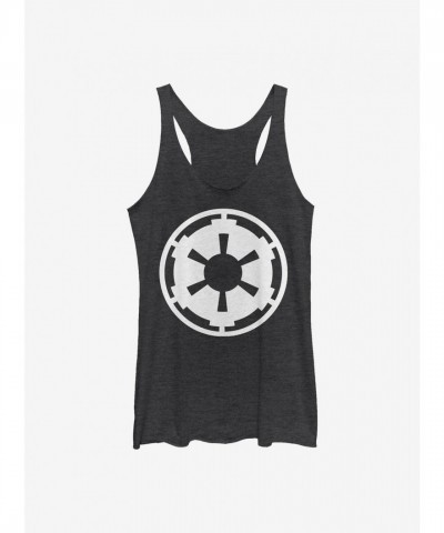 Star Wars Empire Emblem Tank Top for Girls - Black