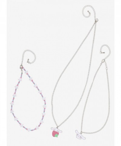 Cinnamoroll Adorable Strawberry Beaded Necklace Set for Girls