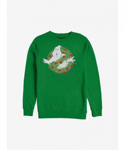 Ghostbusters Holiday Green Logo Sweatshirt for Men