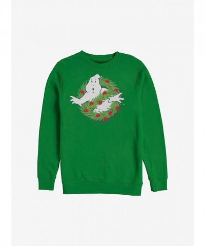 Ghostbusters Holiday Green Logo Sweatshirt for Men