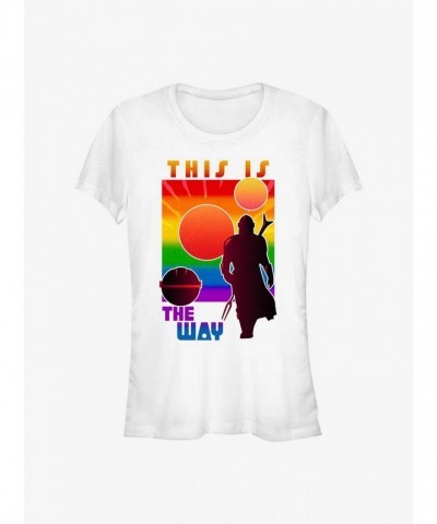 The Mandalorian The Prideful Way Lightweight Tee for Girls - White
