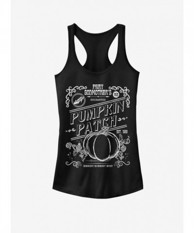 Disney Girls Midnight Pumpkin Patch Tank Top - Black
