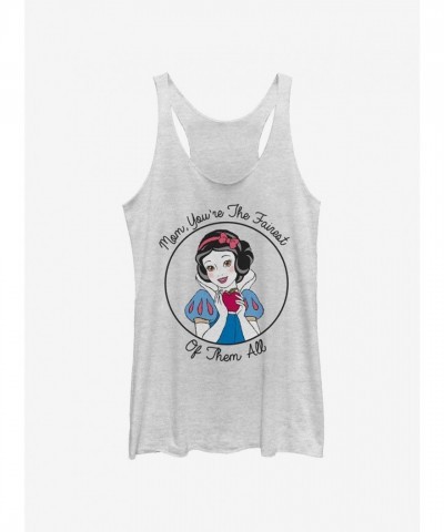 Disney Snow White Fairest Junior's Tank Top - White
