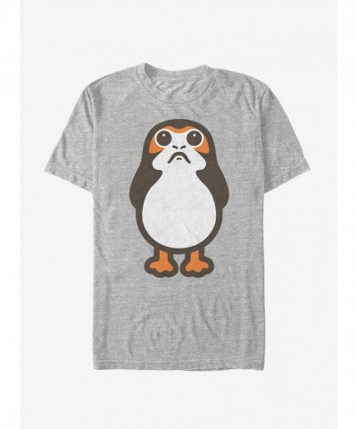 Star Wars Men's Cartoon Porg T-Shirt - Black