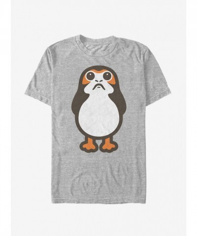 Star Wars Men's Cartoon Porg T-Shirt - Black