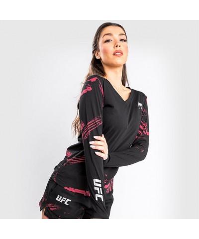 VENOM Authentic Fight Week Women's Ultra-Comfortable 2.0 Black Long Sleeve T-Shirt