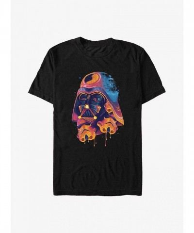 Star Wars Psychedelic Darth Vader T-Shirt - Unisex Big & Tall Sizes - Black