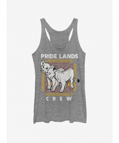 Disney 2019 The Lion King Girls Grey Crewneck Tank