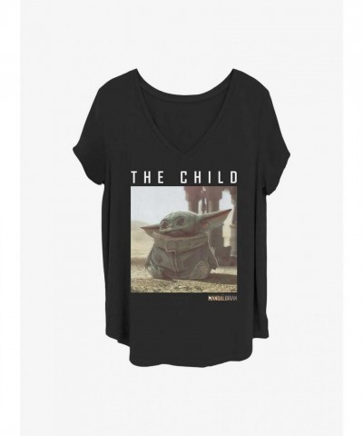 The Mandalorian Green Plus Size Tee for Girls - Star Wars Edition