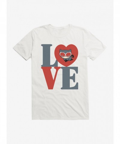 Batman and Catwoman Love T-Shirt for Men - Lightweight Cotton