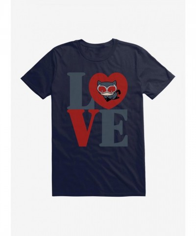 Batman and Catwoman Love T-Shirt for Men - Lightweight Cotton