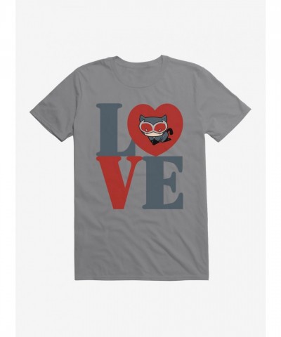 Batman and Catwoman Love T-Shirt for Men - Lightweight Cotton