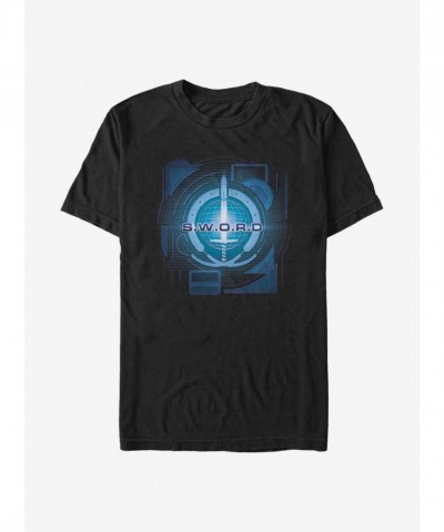 Marvel WandaVision S.W.O.R.D Logo Unisex T-Shirt - Black