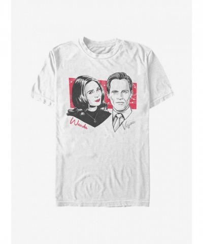 Extra Soft Marvel WandaVision T-Shirt - White for Men