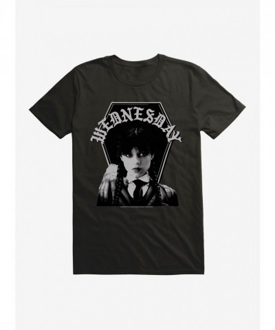 Wednesday Thing Wednesday Portrait Soft Touch T-Shirt - Unisex Black