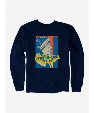 A Christmas Story Triple Dog Dare You Men's Cotton Polyester Frozen Tongue Sweatshirt