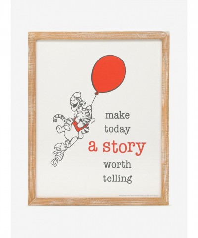 Disney Pooh and Friends Adventure in Wood Frame Decor