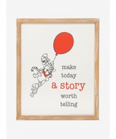 Disney Pooh and Friends Adventure in Wood Frame Decor