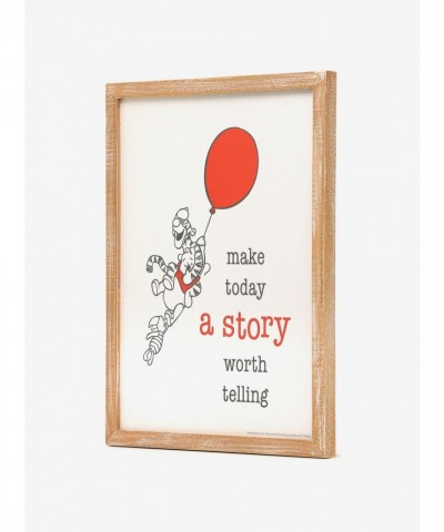 Disney Pooh and Friends Adventure in Wood Frame Decor