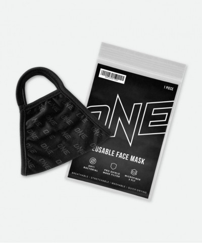 ONE Reusable Unisex Face Mask with Black Logo