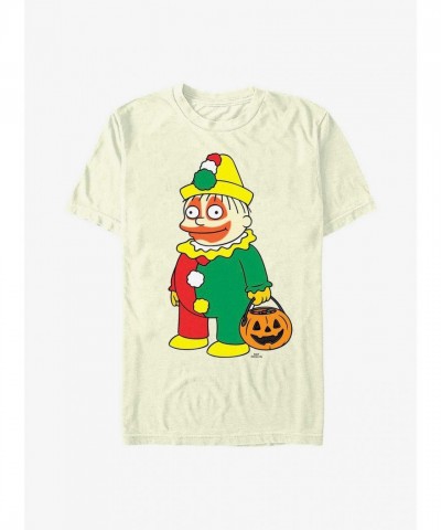 The Simpsons Clown Ralph T-Shirt - Men's Beige Unisex