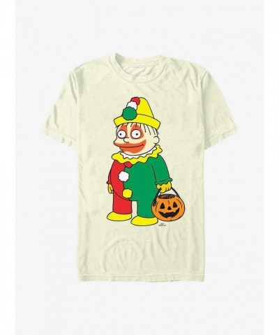 The Simpsons Clown Ralph T-Shirt - Men's Beige Unisex
