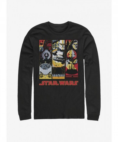 Star Wars Phantom Men's Long Sleeve T-Shirt - Black
