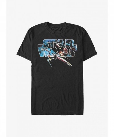 Star Wars X-Wing Emblem T-Shirt - Black Men's