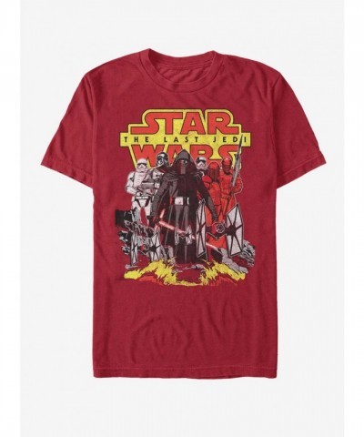 Star Wars The Last Jedi First Order Defense Red T-Shirt