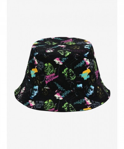 Neon Universal Monsters Bucket Hat for Unisex