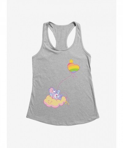 Care Bears Floating Love Grey Tank Top for Girls