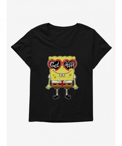SpongeBob SquarePants Scoop Neck Plus Size Tee for Girls