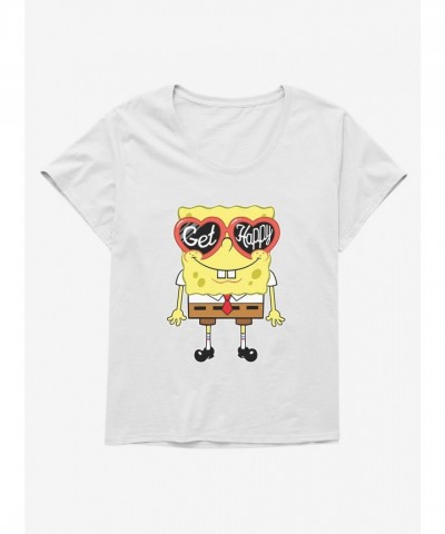 SpongeBob SquarePants Scoop Neck Plus Size Tee for Girls
