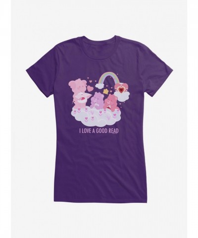 Care Bears Good Read Girls T-Shirt by Ashley Taylor