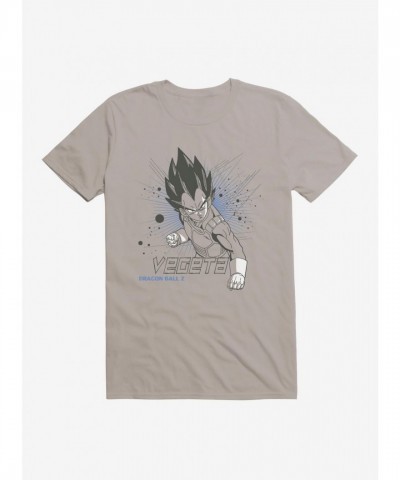 Dragon Ball Z Vegeta Soft Cotton T-Shirt - Unisex Grey
