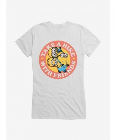 Minions Adventures Tee for Girls - White Junior Size