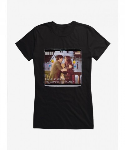 Doctor Who 11th Doctor & Pond Vampire Junior T-Shirt