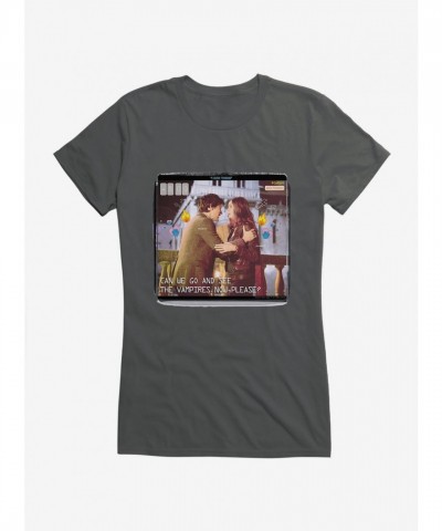 Doctor Who 11th Doctor & Pond Vampire Junior T-Shirt