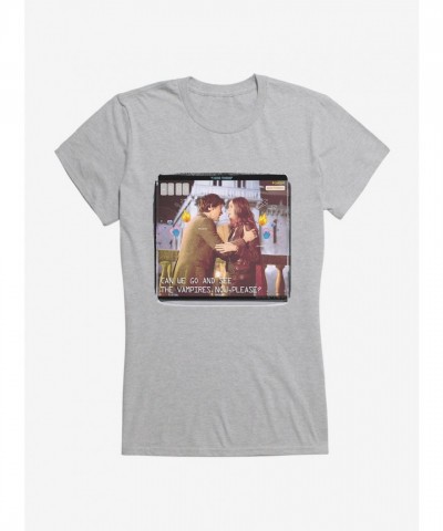 Doctor Who 11th Doctor & Pond Vampire Junior T-Shirt