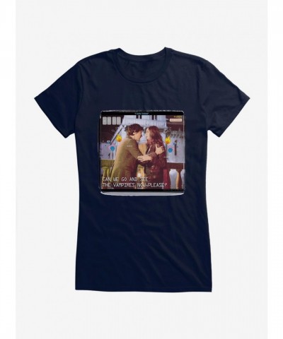 Doctor Who 11th Doctor & Pond Vampire Junior T-Shirt