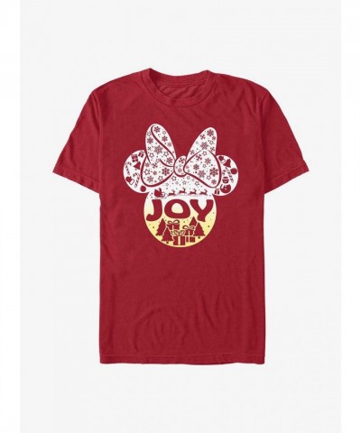 Disney Minnie Mouse Joy Ears T-Shirt in Red for Men