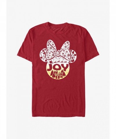 Disney Minnie Mouse Joy Ears T-Shirt in Red for Men