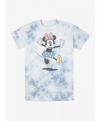 Disney Minnie Mouse Multi Color Tie-Dye T-Shirt for Men
