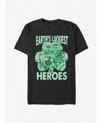 Marvel Heroes T-Shirt - Black for Men