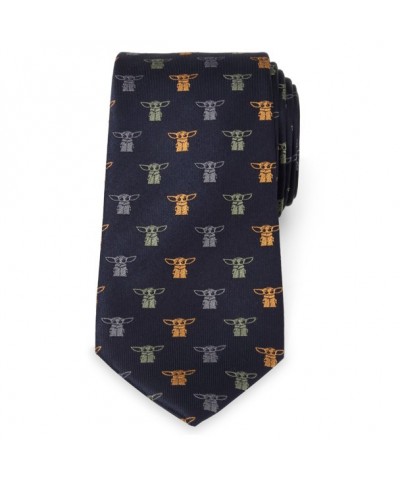 The Child Navy Silk Tie Inspired by The Mandalorian